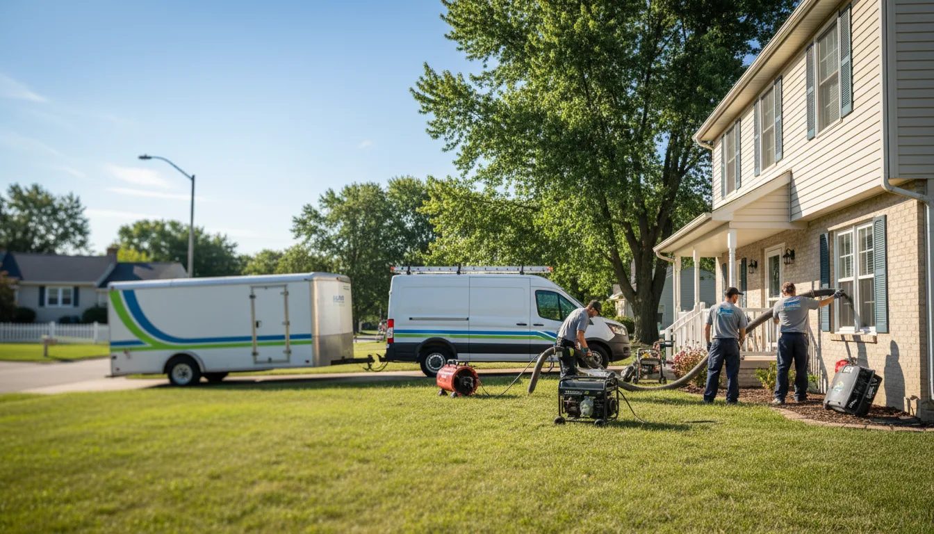 Flooded Basement Restoration And Cleanup With Repair in Amagon, AR near me